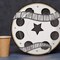 8 Count 7" Movie Night Film Reel Round Disposable Dessert Plates Fun Cinema Party Tableware